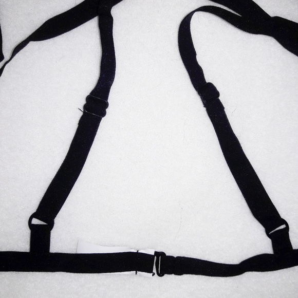 Embroidered Rose Harness Cage Bra Bralette O/S - Picture 5 of 6